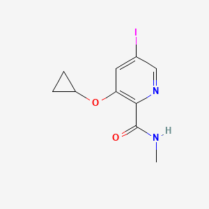 3-Cyclopropoxy-5-iodo-N-methylpicolinamide