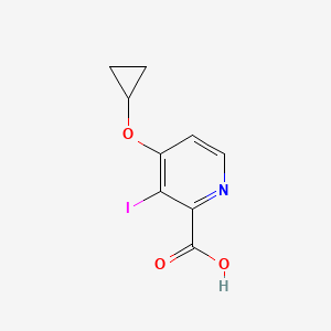 4-Cyclopropoxy-3-iodopicolinic acid