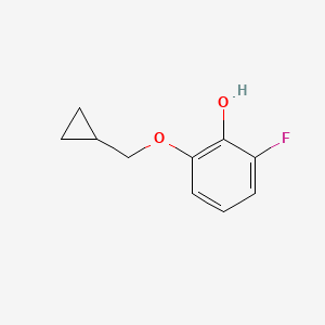 2-(Cyclopropylmethoxy)-6-fluorophenol