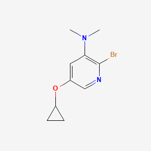 2-Bromo-5-cyclopropoxy-N,N-dimethylpyridin-3-amine