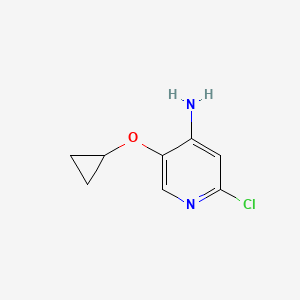 2-Chloro-5-cyclopropoxypyridin-4-amine