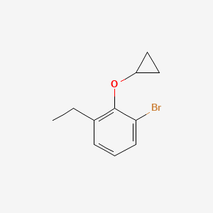 1-Bromo-2-cyclopropoxy-3-ethylbenzene