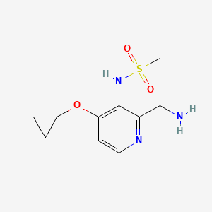 N-(2-(Aminomethyl)-4-cyclopropoxypyridin-3-YL)methanesulfonamide