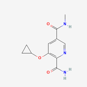 3-Cyclopropoxy-N5-methylpyridine-2,5-dicarboxamide