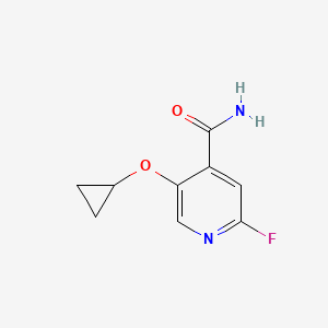 5-Cyclopropoxy-2-fluoroisonicotinamide