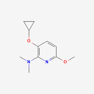 3-Cyclopropoxy-6-methoxy-N,N-dimethylpyridin-2-amine