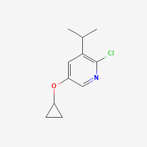 2-Chloro-5-cyclopropoxy-3-isopropylpyridine