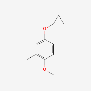 4-Cyclopropoxy-1-methoxy-2-methylbenzene