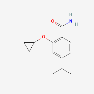 2-Cyclopropoxy-4-isopropylbenzamide