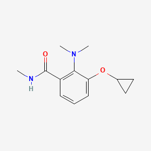 3-Cyclopropoxy-2-(dimethylamino)-N-methylbenzamide