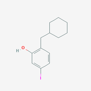 2-(Cyclohexylmethyl)-5-iodophenol