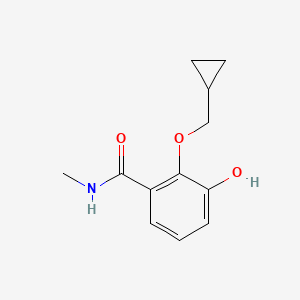 2-(Cyclopropylmethoxy)-3-hydroxy-N-methylbenzamide