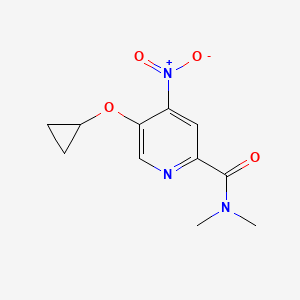 5-Cyclopropoxy-N,N-dimethyl-4-nitropicolinamide