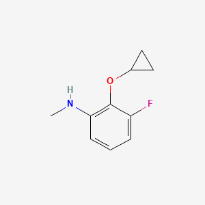 2-Cyclopropoxy-3-fluoro-N-methylaniline