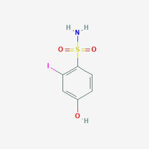 molecular formula C6H6INO3S B14831808 4-Hydroxy-2-iodobenzenesulfonamide 