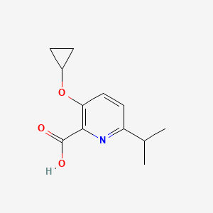 3-Cyclopropoxy-6-isopropylpicolinic acid