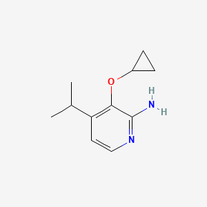 3-Cyclopropoxy-4-isopropylpyridin-2-amine