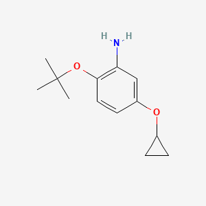 2-Tert-butoxy-5-cyclopropoxyaniline