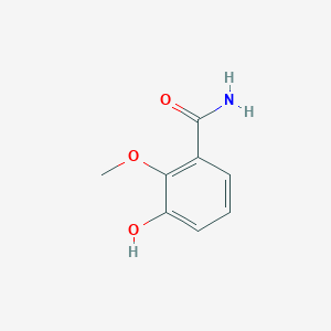 molecular formula C8H9NO3 B14831911 3-Hydroxy-2-methoxybenzamide 