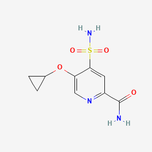 5-Cyclopropoxy-4-sulfamoylpicolinamide