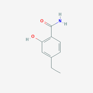 molecular formula C9H11NO2 B14831942 4-Ethyl-2-hydroxybenzamide 