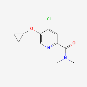 4-Chloro-5-cyclopropoxy-N,N-dimethylpicolinamide