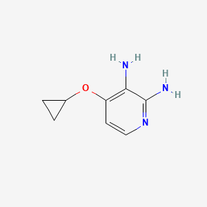 4-Cyclopropoxypyridine-2,3-diamine