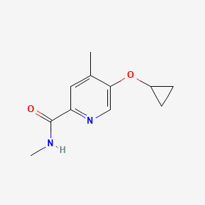 5-Cyclopropoxy-N,4-dimethylpicolinamide