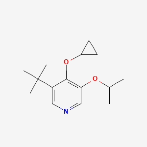 3-Tert-butyl-4-cyclopropoxy-5-isopropoxypyridine