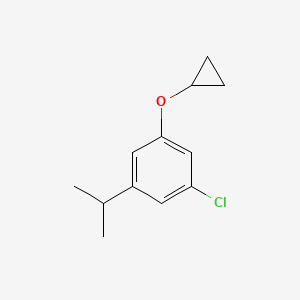 1-Chloro-3-cyclopropoxy-5-isopropylbenzene