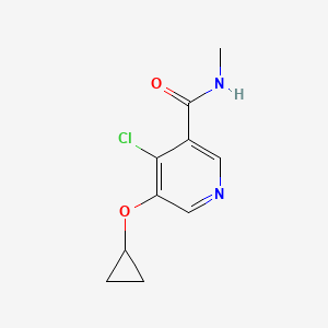 4-Chloro-5-cyclopropoxy-N-methylnicotinamide