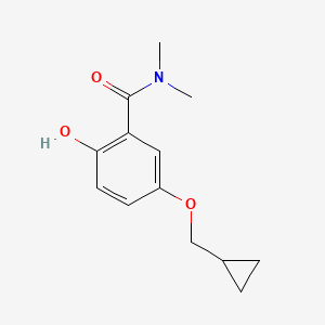 5-(Cyclopropylmethoxy)-2-hydroxy-N,N-dimethylbenzamide