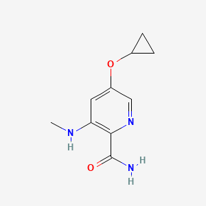 5-Cyclopropoxy-3-(methylamino)picolinamide