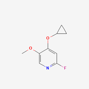 4-Cyclopropoxy-2-fluoro-5-methoxypyridine