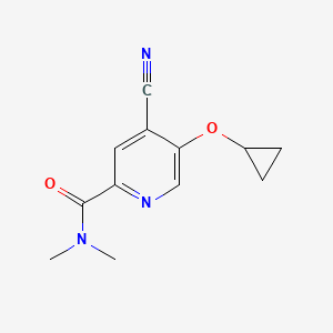 4-Cyano-5-cyclopropoxy-N,N-dimethylpicolinamide