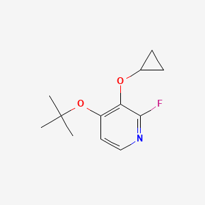 4-Tert-butoxy-3-cyclopropoxy-2-fluoropyridine