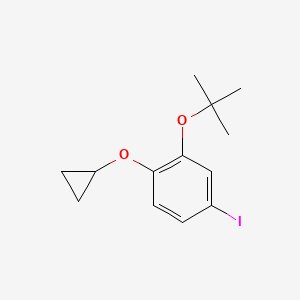 2-Tert-butoxy-1-cyclopropoxy-4-iodobenzene