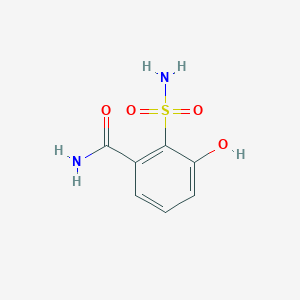 molecular formula C7H8N2O4S B14832228 3-Hydroxy-2-sulfamoylbenzamide 