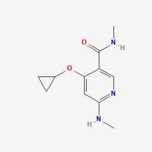 4-Cyclopropoxy-N-methyl-6-(methylamino)nicotinamide