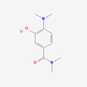 molecular formula C11H16N2O2 B14832263 4-(Dimethylamino)-3-hydroxy-N,N-dimethylbenzamide 