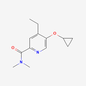 5-Cyclopropoxy-4-ethyl-N,N-dimethylpicolinamide