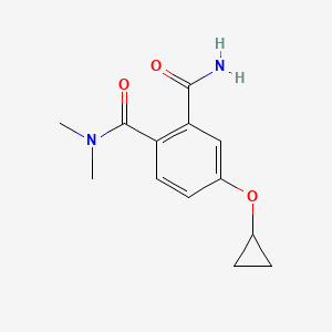 4-Cyclopropoxy-N1,N1-dimethylphthalamide