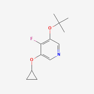 3-Tert-butoxy-5-cyclopropoxy-4-fluoropyridine