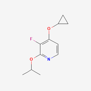 4-Cyclopropoxy-3-fluoro-2-isopropoxypyridine