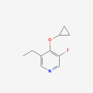 4-Cyclopropoxy-3-ethyl-5-fluoropyridine