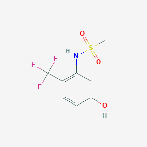 N-(5-Hydroxy-2-(trifluoromethyl)phenyl)methanesulfonamide