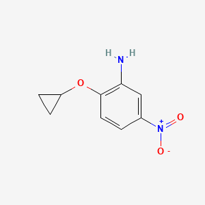 2-Cyclopropoxy-5-nitroaniline