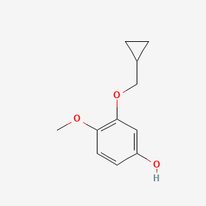 3-(Cyclopropylmethoxy)-4-methoxyphenol