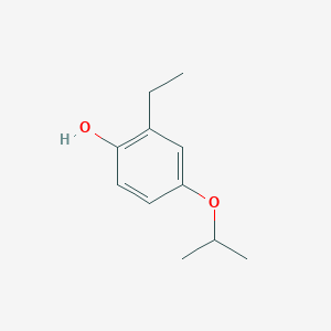 molecular formula C11H16O2 B14832524 2-Ethyl-4-isopropoxyphenol 