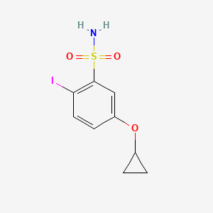 5-Cyclopropoxy-2-iodobenzenesulfonamide